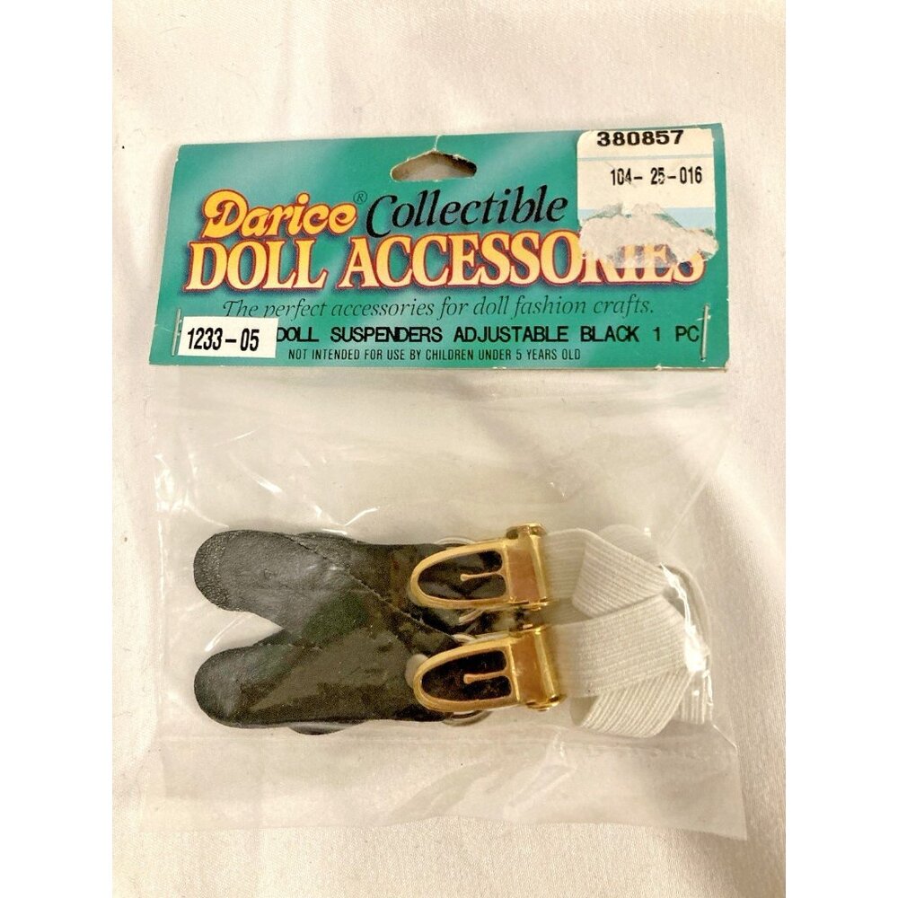 Darice Collectible Doll Accessories Antique/Vintage  Doll Suspenders NEW!